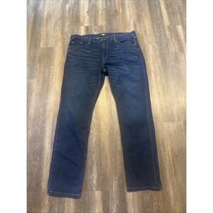 Paige Federal Men Blue Jeans  Size 40 Fairchild Dark Wash Slim Straight Stretch